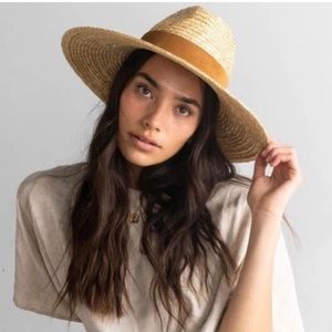 Gigi Pip Isla straw fedora hat